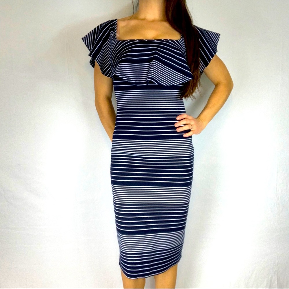 NWOT Romeo & Juliet striped sheath dress